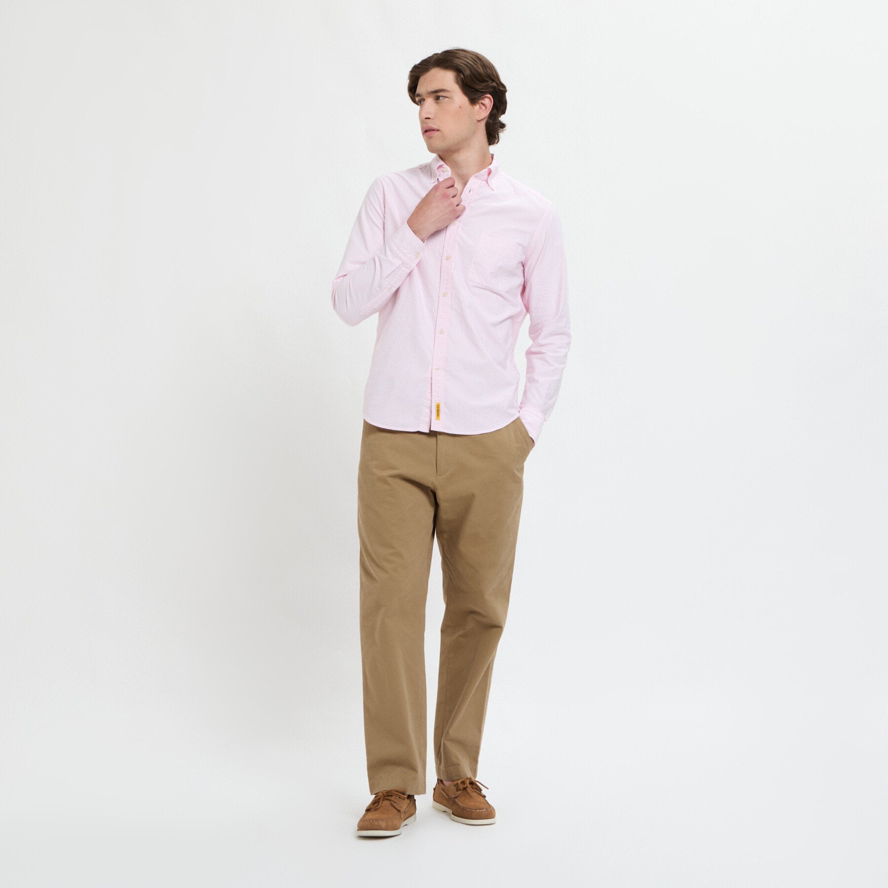 Bradford striped long-sleeved shirt
