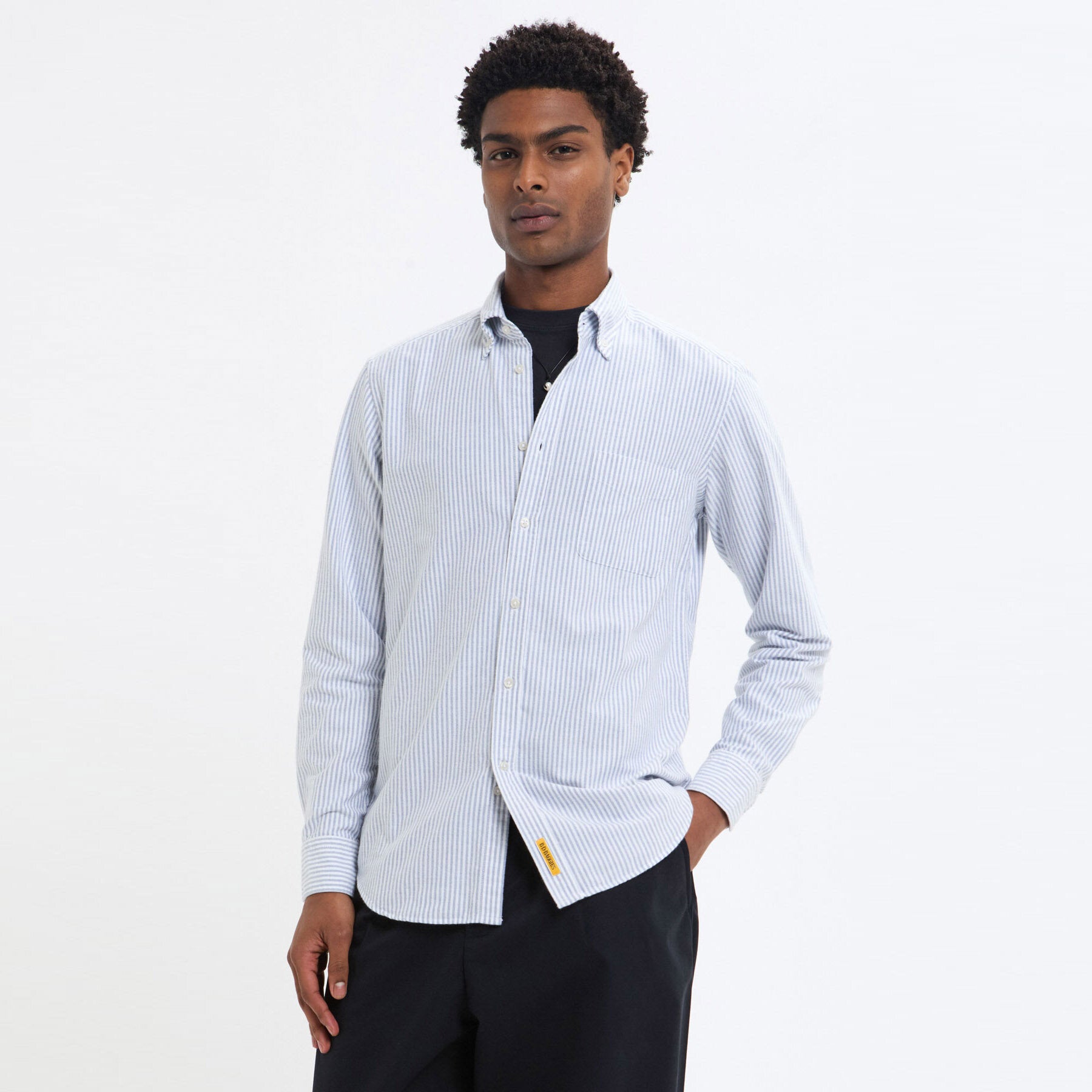 Bradford striped long-sleeved shirt