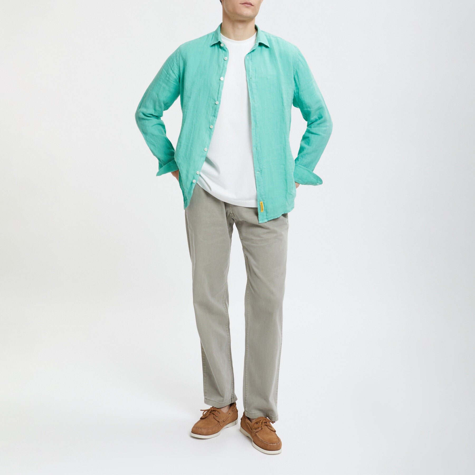 Garment-dyed Linen Shirt