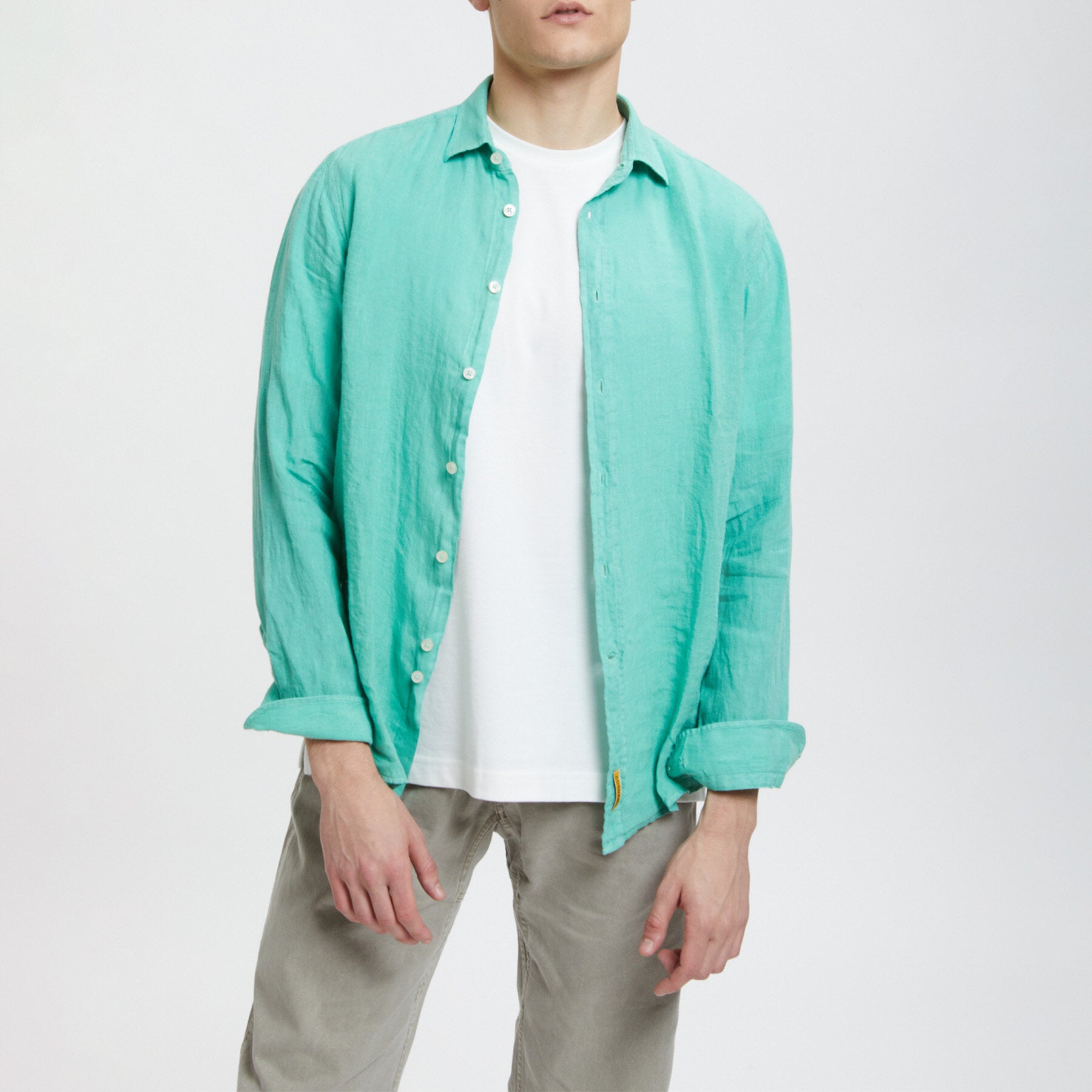 Garment-dyed Linen Shirt