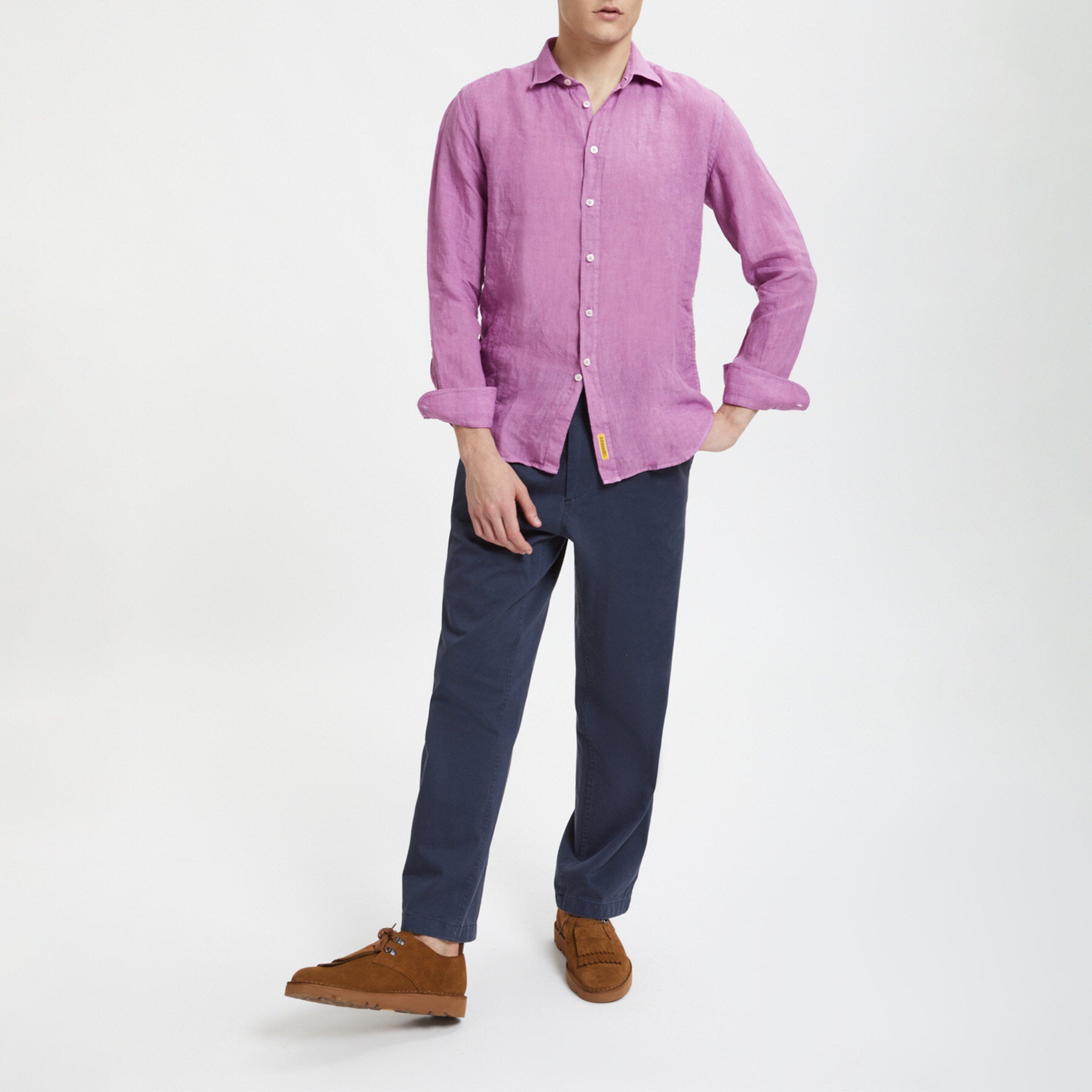 Garment-dyed Linen Shirt