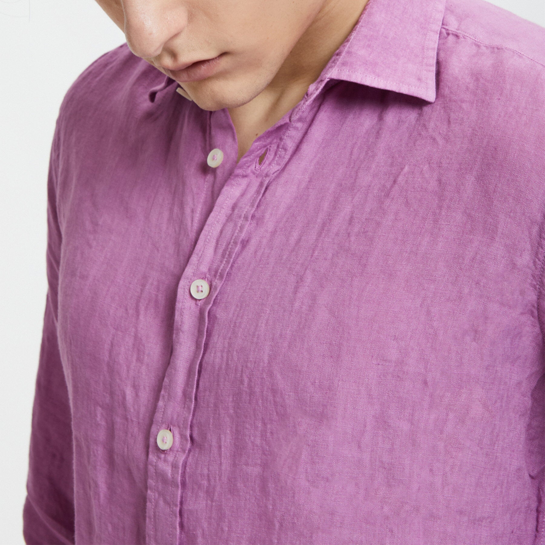 Garment-dyed Linen Shirt