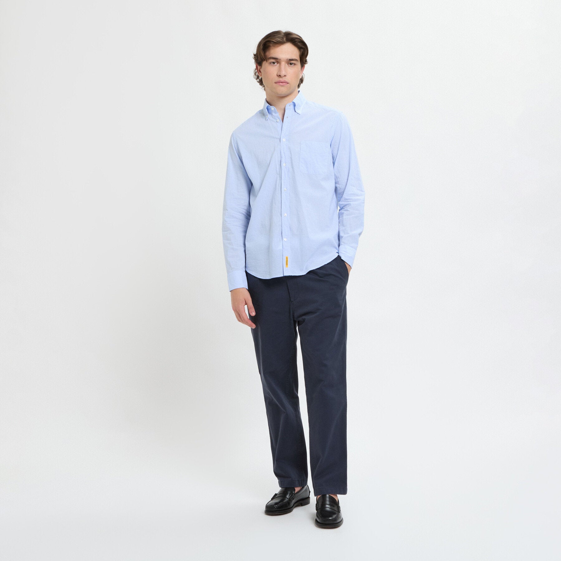Bradford striped long-sleeved shirt