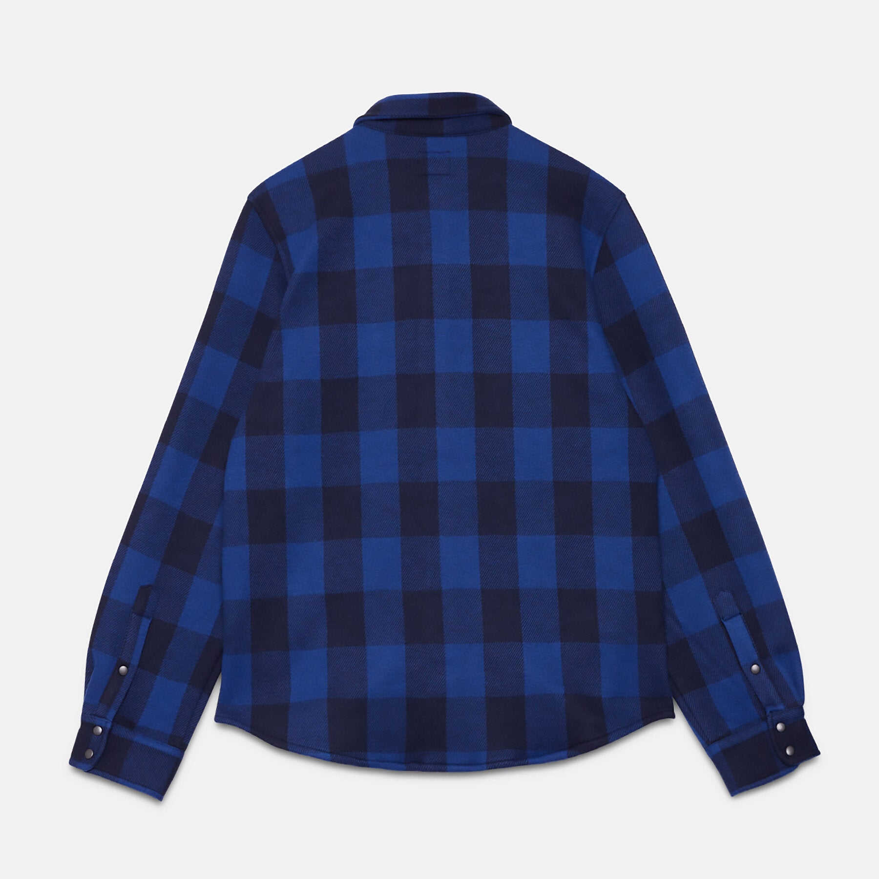 Checked Overshirt in Micro-fleece